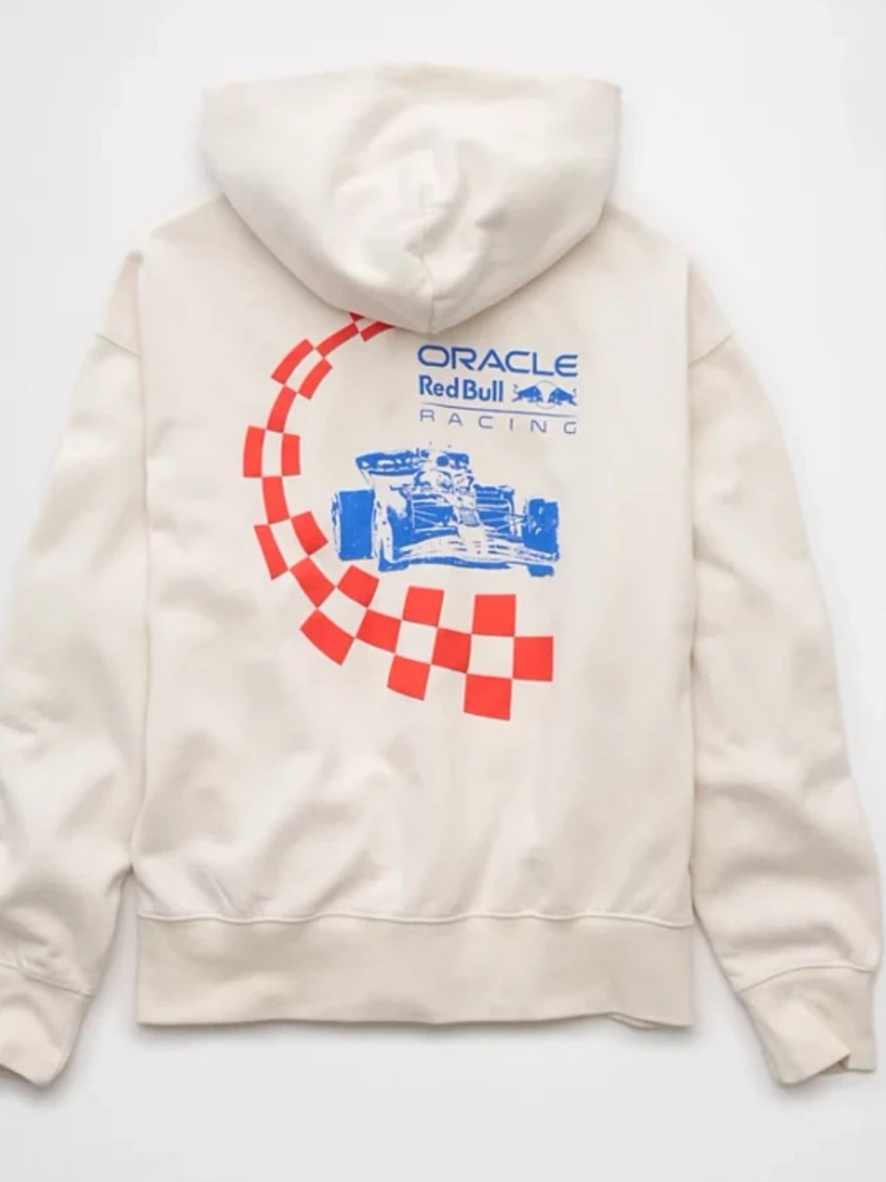 American eagle oracle redbull racing hoodie mens large tall off white